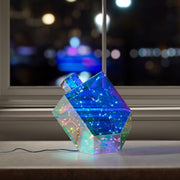 Rite Lite - Iridescent Light-Up Dreidel Decoration - ModernTribe
