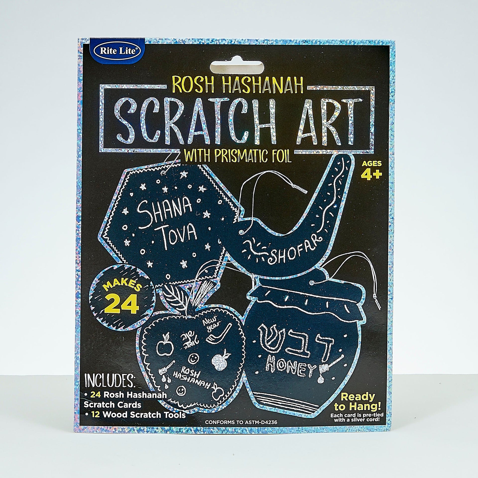 Rite Lite Crafts Rosh Hashanah Scratch Art