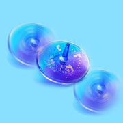 Rite Lite - Blue and Purple Lava Dreidel with Gold Glitter - ModernTribe