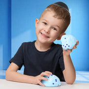 Rite Lite - Sufganiyot - Scented Hanukkah Slime Bucket with Dreidel Pieces - ModernTribe