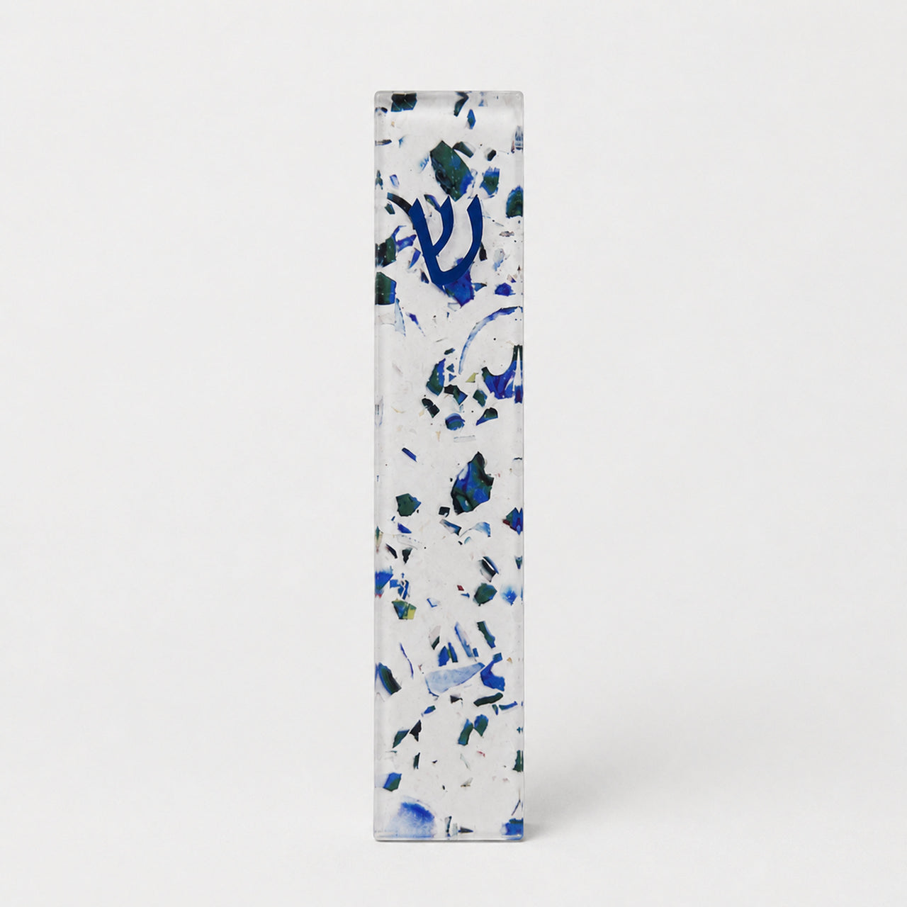 Rite Lite - Terrazzo Art Glass Mezuzah - ModernTribe
