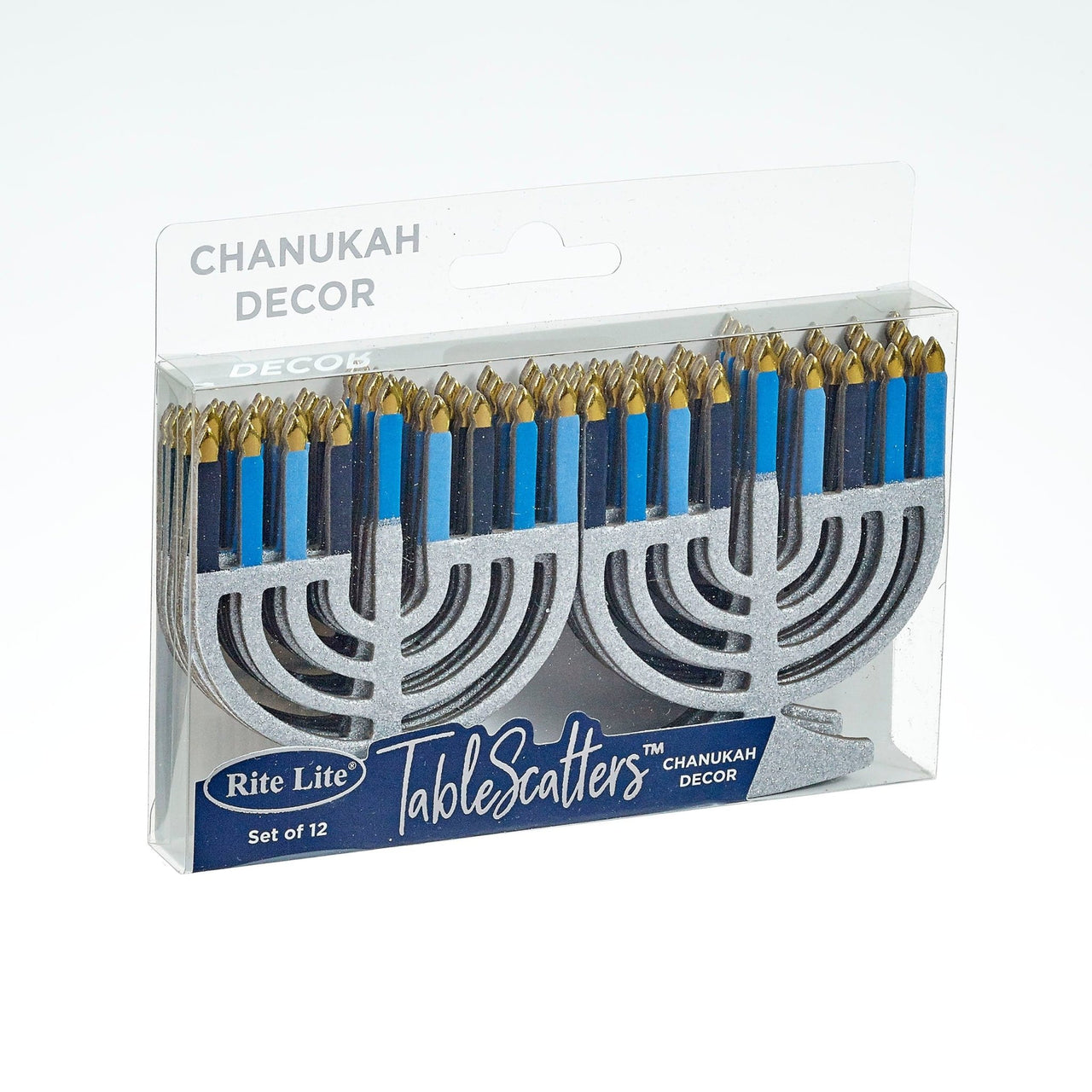 Rite Lite - Glitter and Foil Menorah Tablescatters - ModernTribe