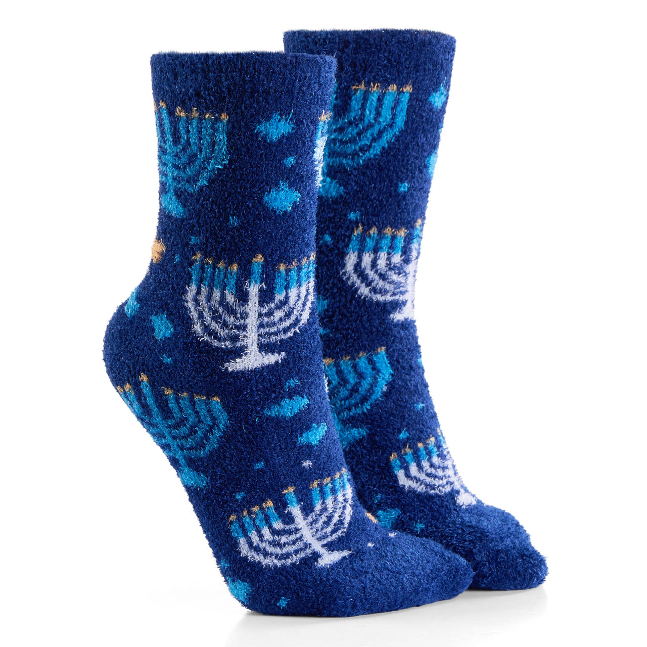 Rite Lite - Menorah Youth Cozy Slipper Socks - ModernTribe