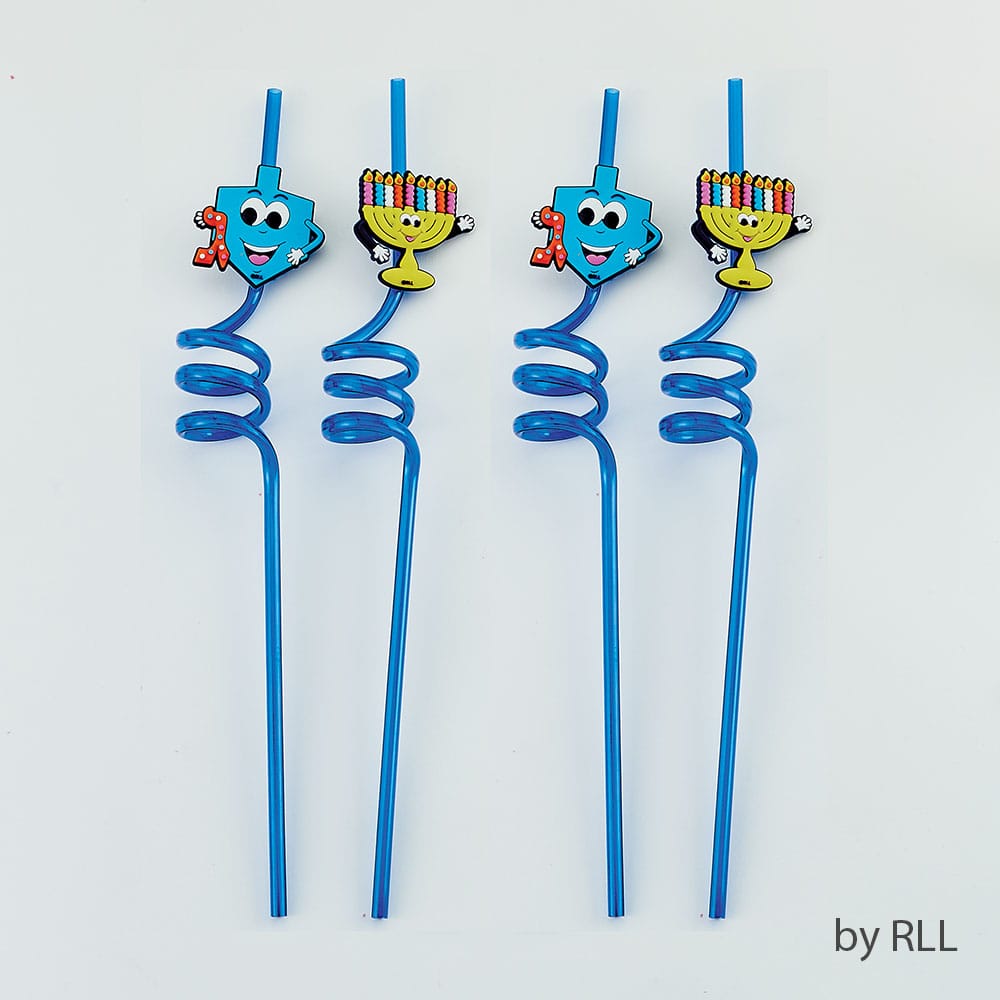 Rite Lite - Hanukkah Fun Straws - Set of 4 - ModernTribe