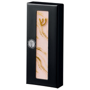 Rite Lite - Cream Gold Marble Art Glass Mezuzah - ModernTribe