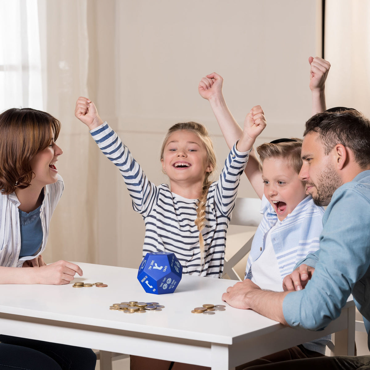 Rite Lite Games Roll-A-Dreidel Hanukkah Party Game