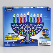 Rite Lite Toys My Play Wood Light Up Menorah with Acrylic Candles