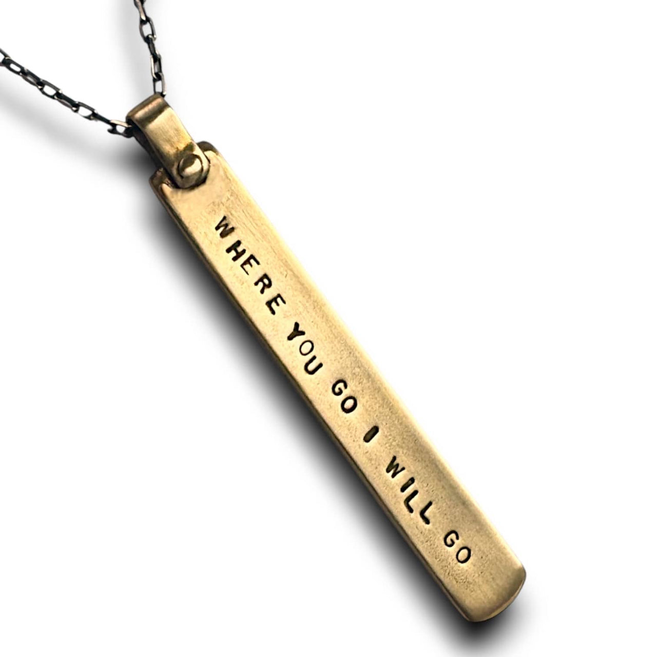 Marla Studio - Where You Go, I Will Go Necklace by Marla Studio - Bronze - ModernTribe