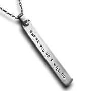 Marla Studio - Where You Go, I Will Go Necklace by Marla Studio - Sterling Silver - ModernTribe