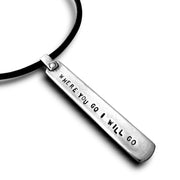 Marla Studio - Where You Go, I Will Go Necklace by Marla Studio - Sterling Silver - ModernTribe