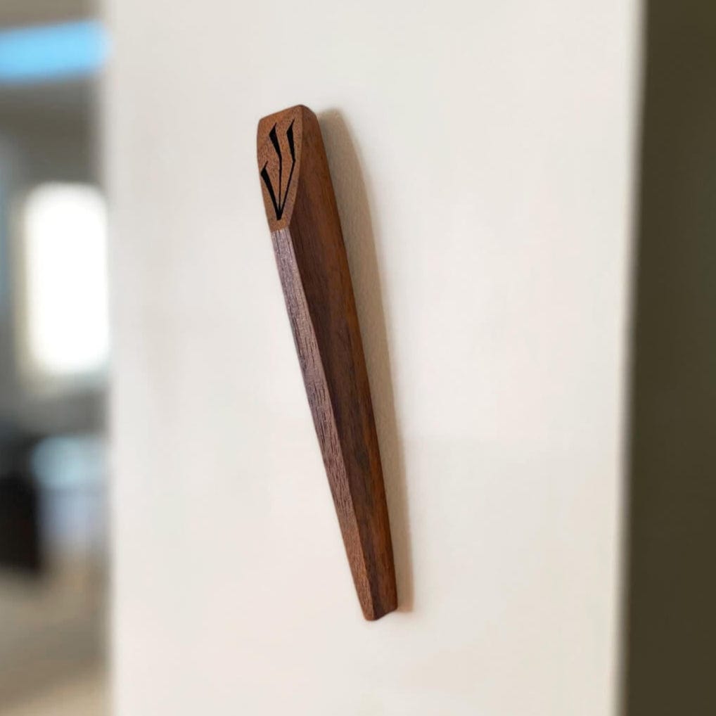 Windthrow Mezuzahs Ember Walnut Mezuzah by Windthrow