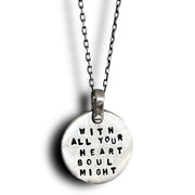 Marla Studio - With All Your Heart, With All Your Soul, With All Your Might Necklace by Marla Studio - Sterling Silver - ModernTribe