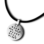 Marla Studio - With All Your Heart, With All Your Soul, With All Your Might Necklace by Marla Studio - Sterling Silver - ModernTribe