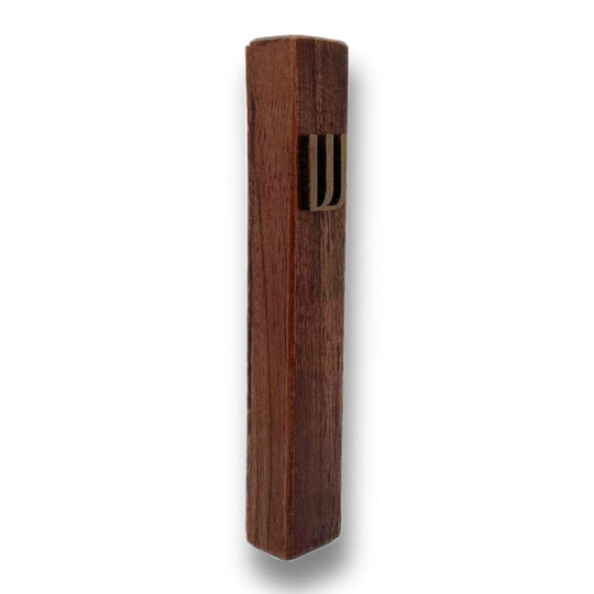 Walnut Mezuzah Case with Wood Shin