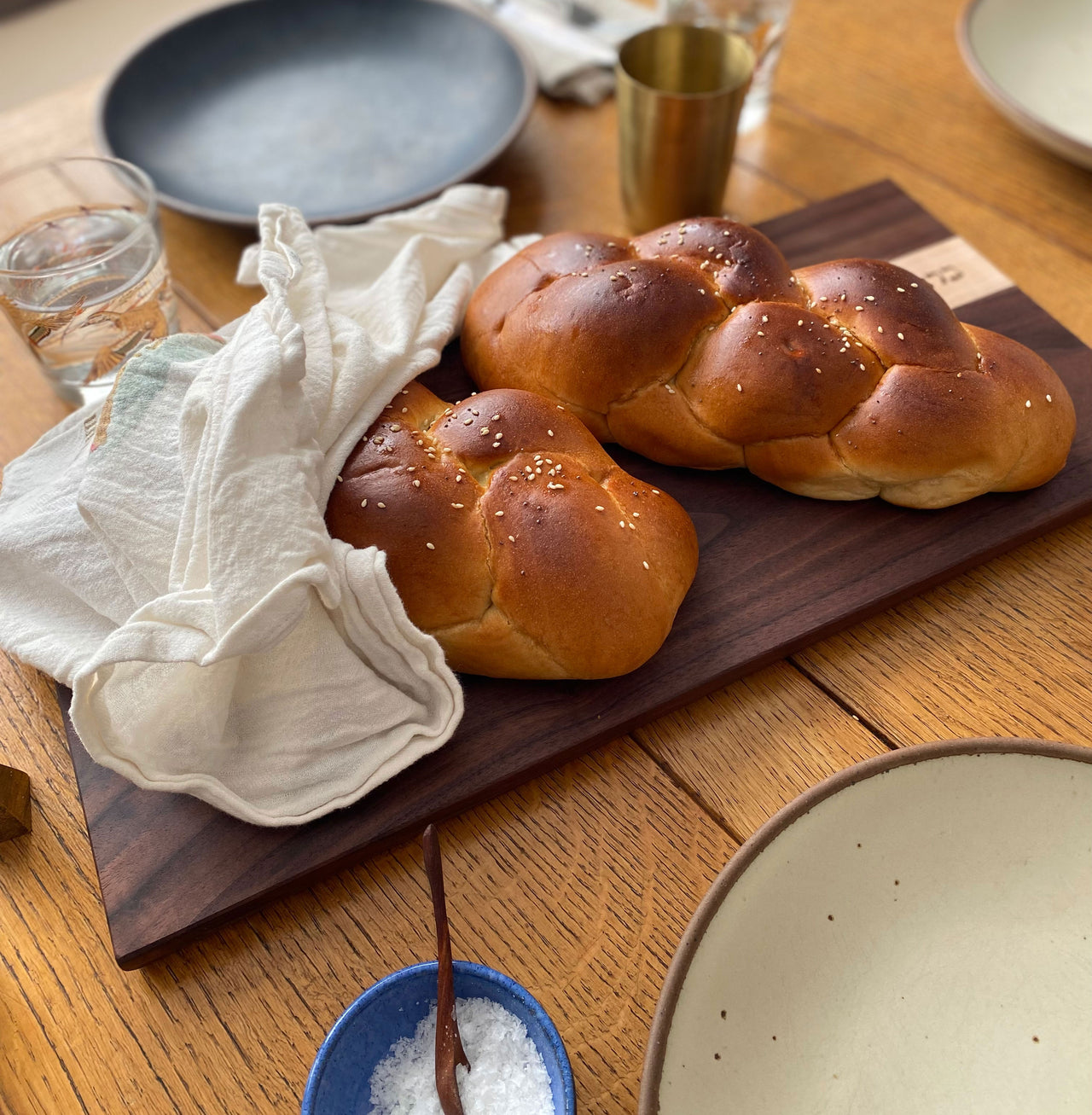 Double Classic Challah Board by Windthrow