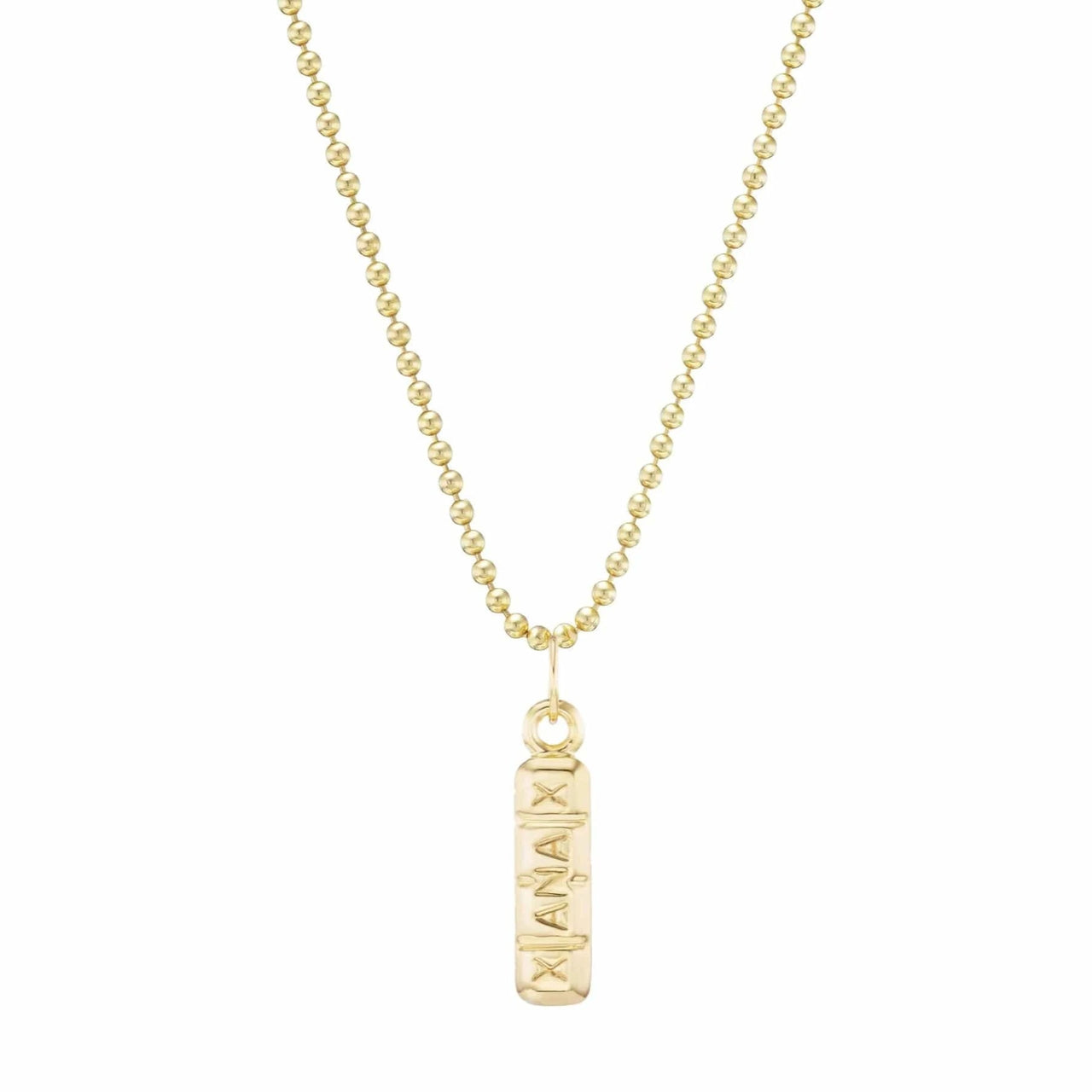 Mad Fine - Xanax Bar Pendant by Mad Fine - 14k Solid Gold - ModernTribe