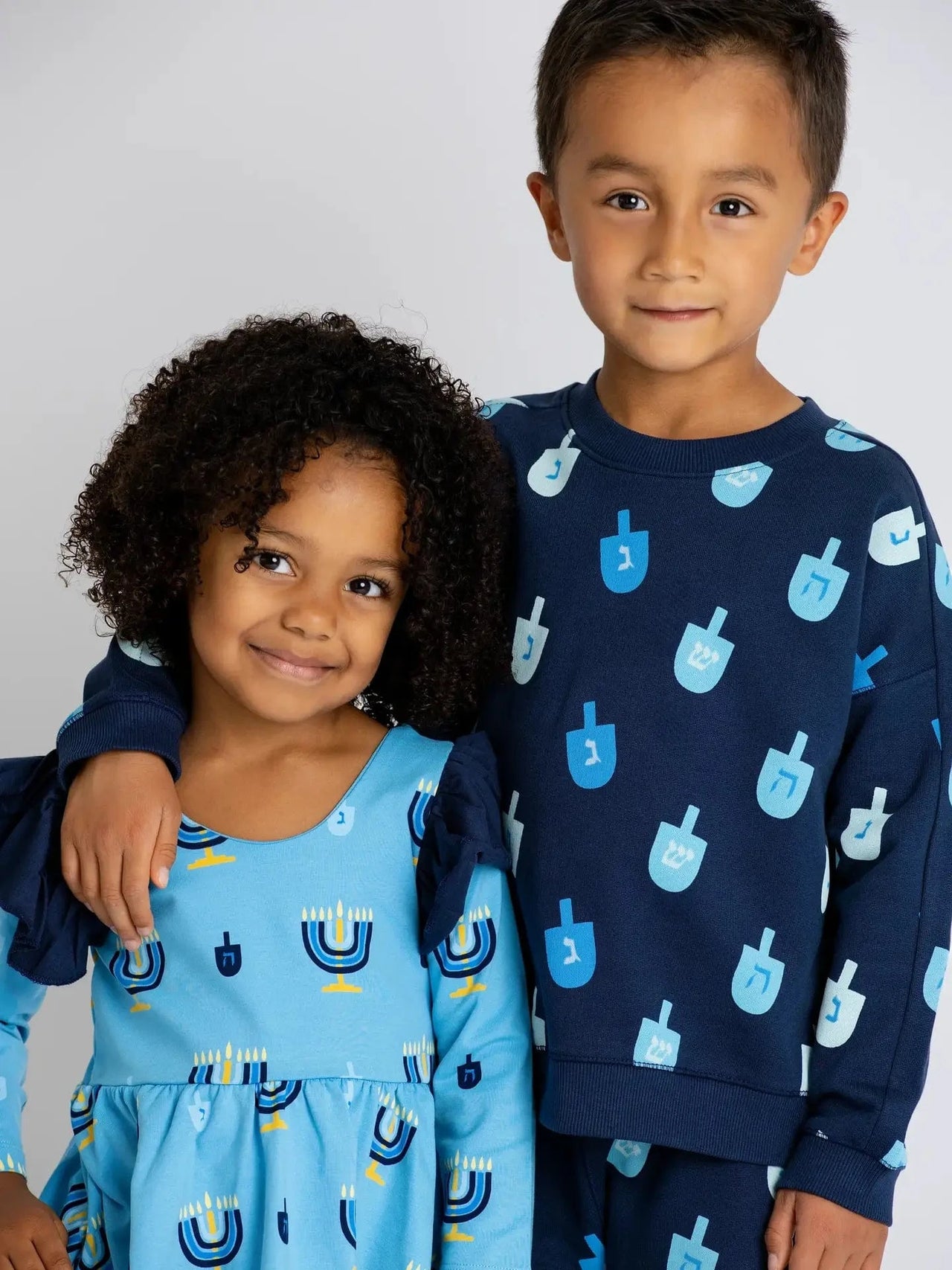 Monica + Andy - Sporty Hanukkah Dreidels Tee by Monica + Andy - (Sizes 2T - 12) - ModernTribe