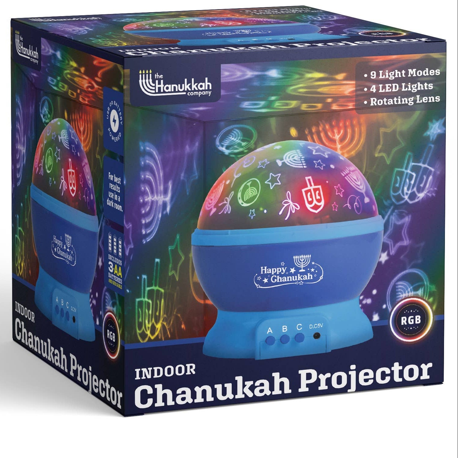 Ner Mitzvah - Hanukkah Indoor Projector - ModernTribe