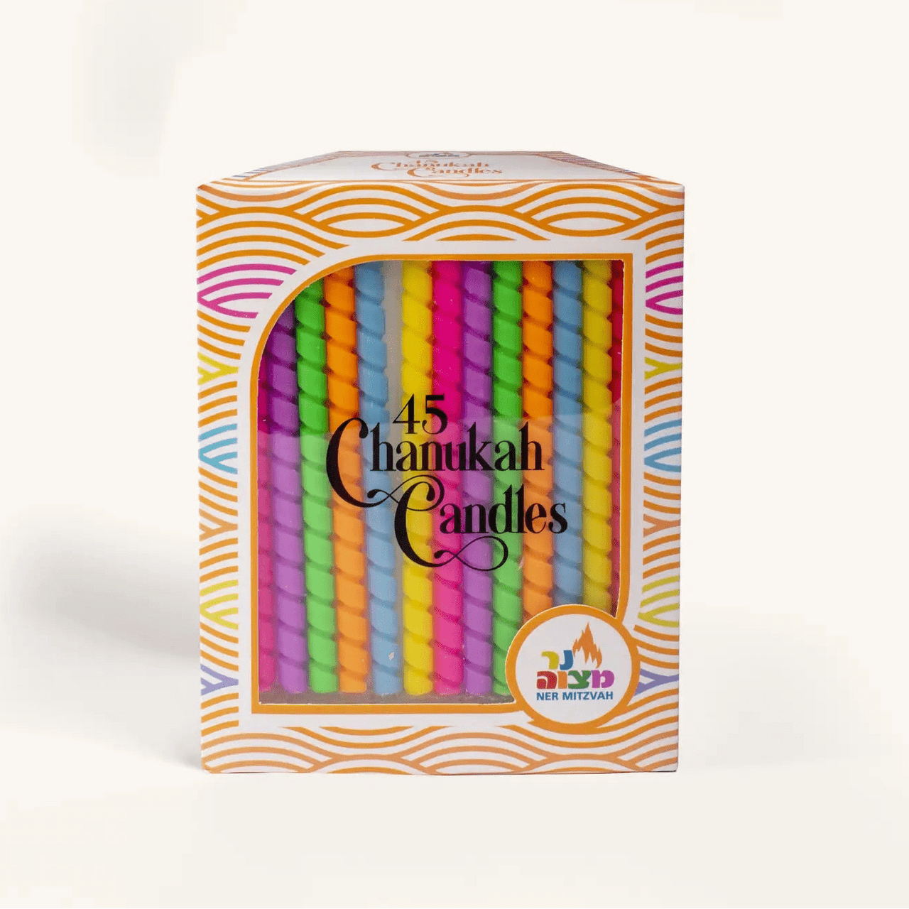 Ner Mitzvah - Rainbow Spiral Hanukkah Candles - ModernTribe
