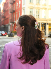 Solar Eclipse - Mini Flower Mahjong Hair Clip - ModernTribe