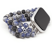 My Tribe by Sea Ranch Jewelry - Star of David Blue - Spot Jasper Apple Watch Bracelet - ModernTribe