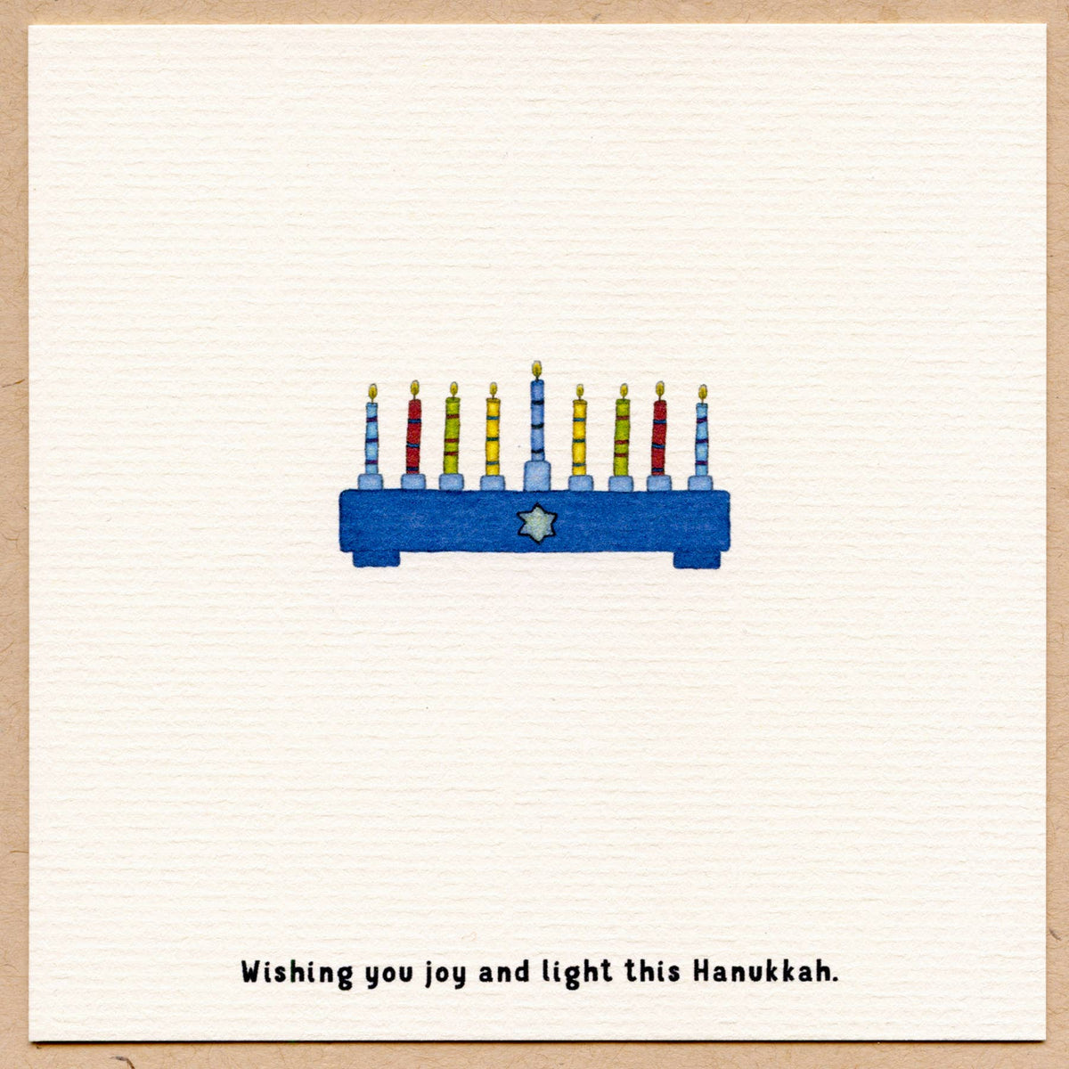 Beth Mueller Cards Hanukkah Menorah Card - Pack of 10