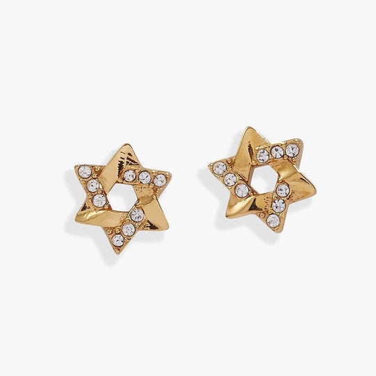 Star of David Mini Stud Earrings by Alex and Ani - Gold or Silver
