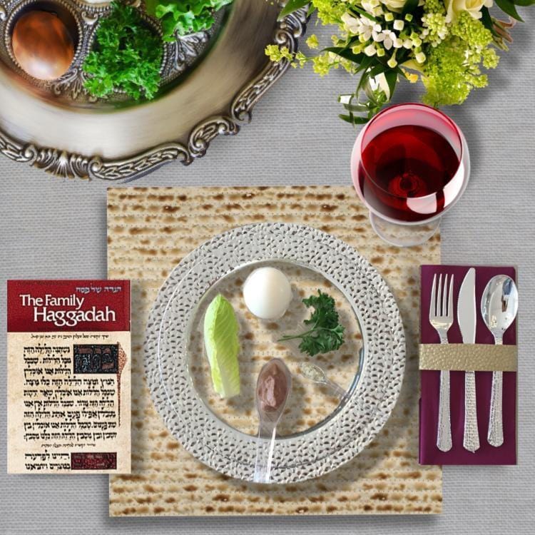 Altoona Store - Matzah Square Chargers - Set of 24 - ModernTribe