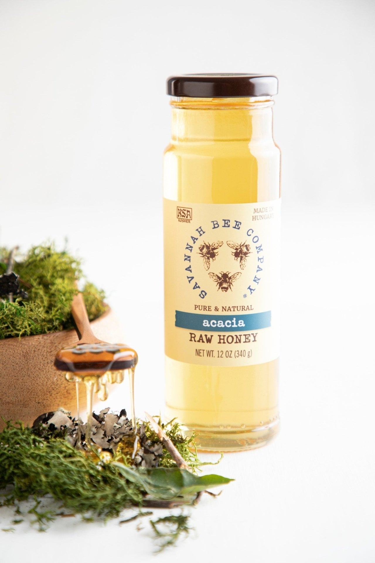 Savannah Bee Company - Raw Acacia Honey - 12 oz - ModernTribe