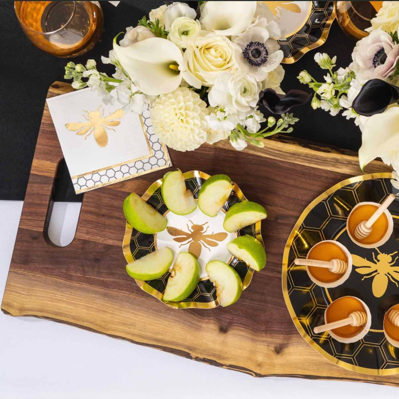 Sophistiplate - Honey Bee Cocktail Napkins - Set of 20 - ModernTribe