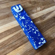 The Materials Design Co. Mezuzahs Sky and Sea Blue Terrazzo Mezuzah