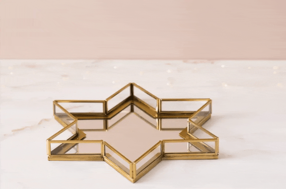 Adara Rituals - Stella Mirror Star of David Tray - ModernTribe