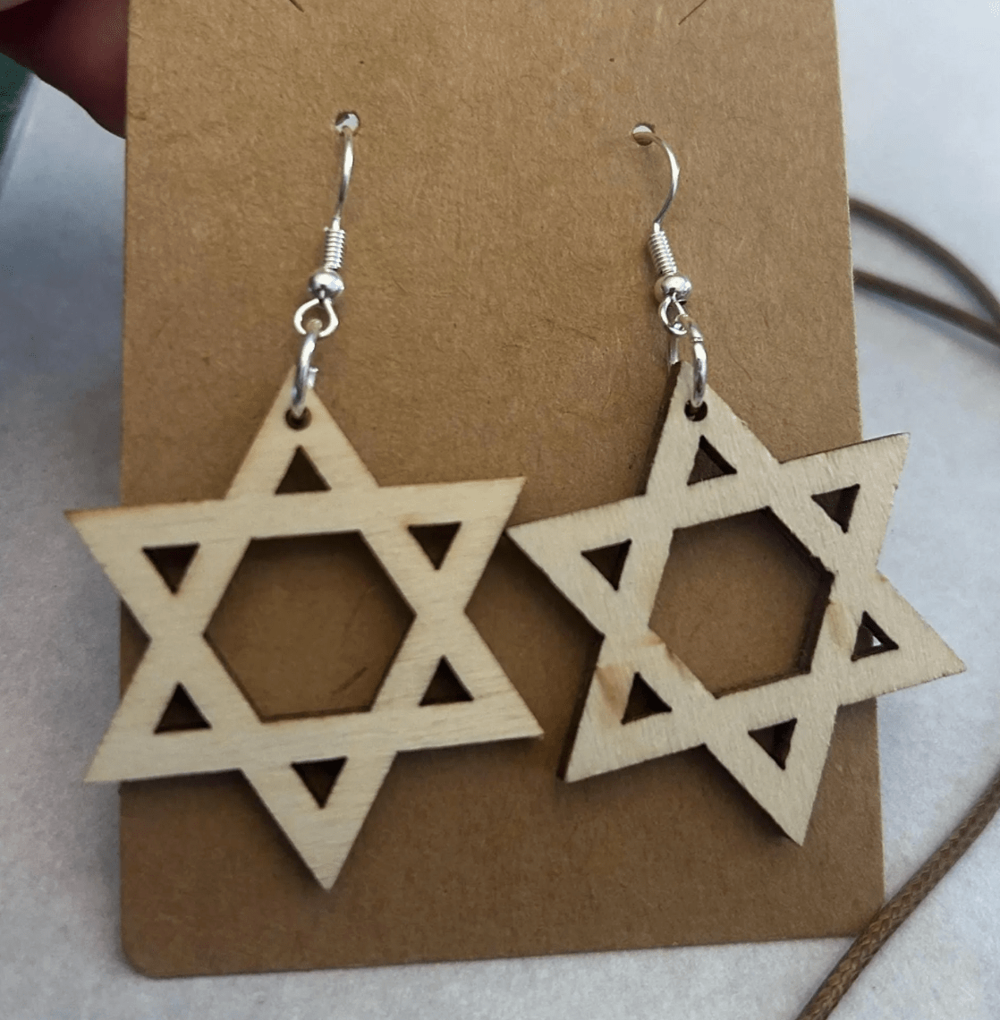 Eclectic Judaica - Paint Your Own Star of David Necklaces and Earrings Kit - ModernTribe