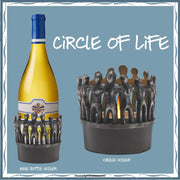 Inspired Generations Candlesticks Circle of Life - Wine Bottle and Yahrzeit Candle Holder
