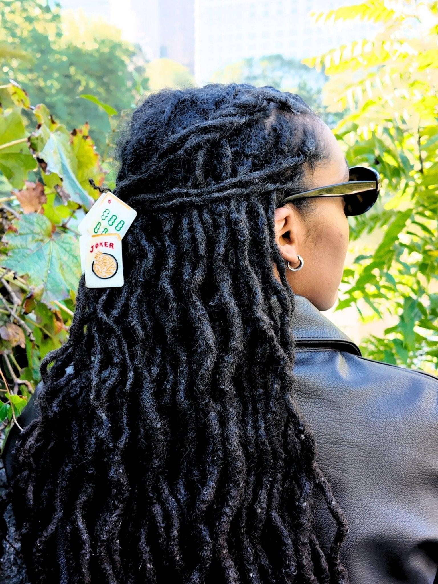 Solar Eclipse - Mini Mah Jongg Claw Clip - ModernTribe