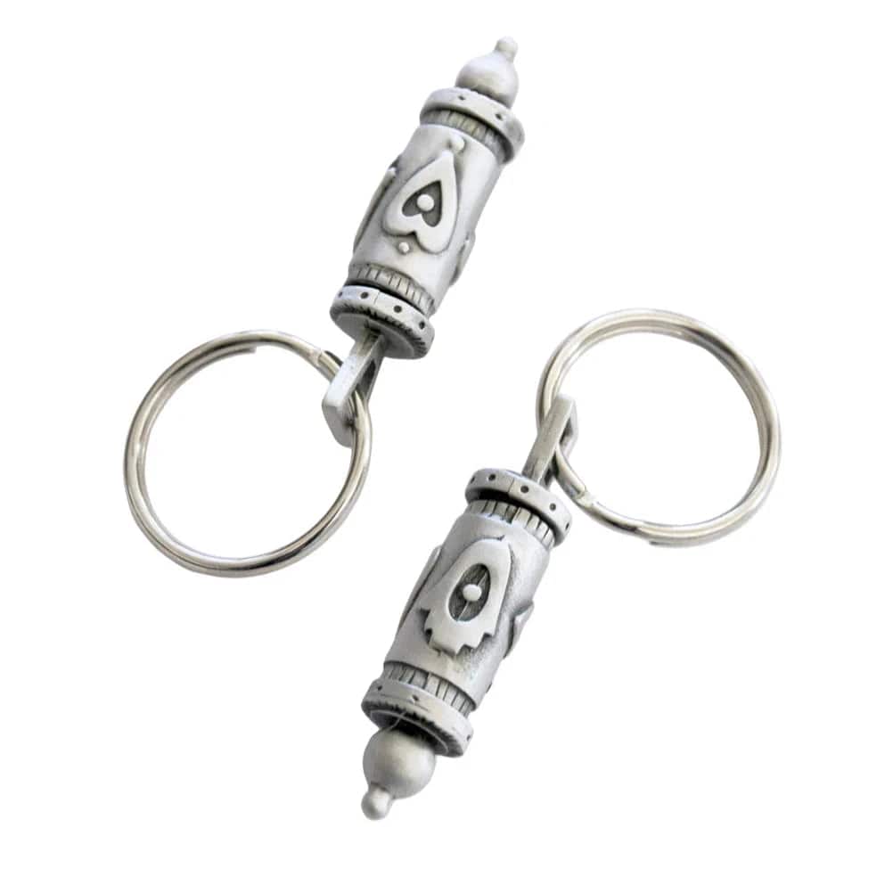 Amul Keychain Amulet Prayer Keychain by Emily Rosenfeld