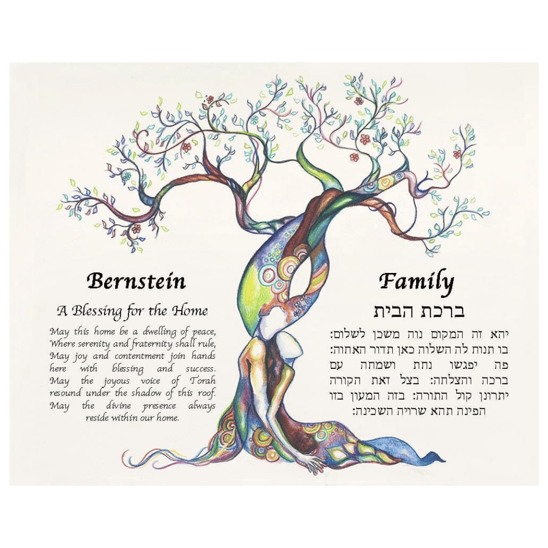 Anna Abramzon Studio - Love Tree Customized Blessing for the Home by Anna Abramzon - ModernTribe