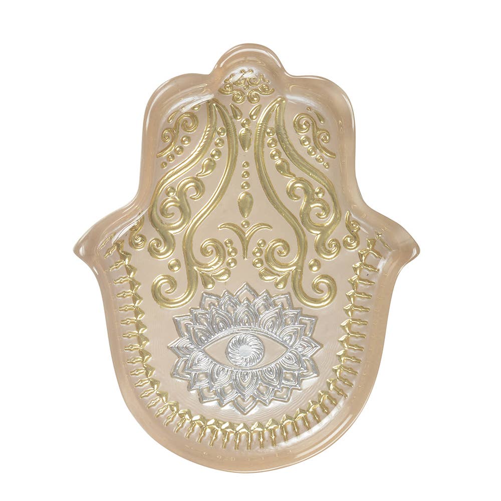 Aulica - Hamsa Serving Dish - Beige - ModernTribe