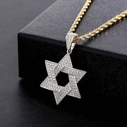 Koch La Ni Jewelry Necklaces Moissanite Star of David Necklace - 18k Gold-Plated