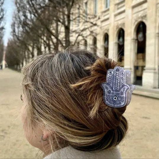 Solar Eclipse - Hamsa Claw Clip - ModernTribe