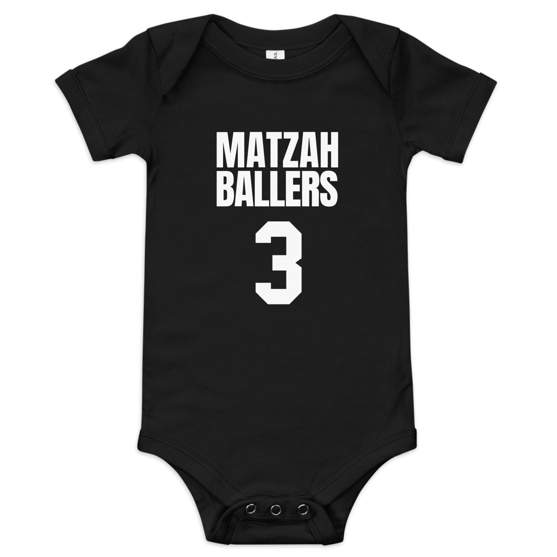 ModernTribe Apparel Onesies 3-6m Matzah Ballers Baby Onesie