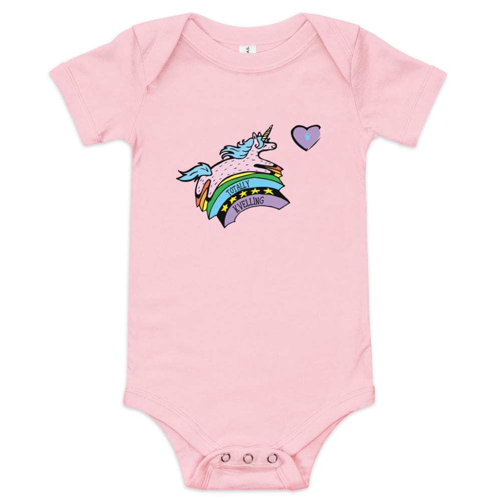 ModernTribe Apparel Onesies Pink / 3-6m Totally Kvelling Baby Onesie - (Choice of Color)
