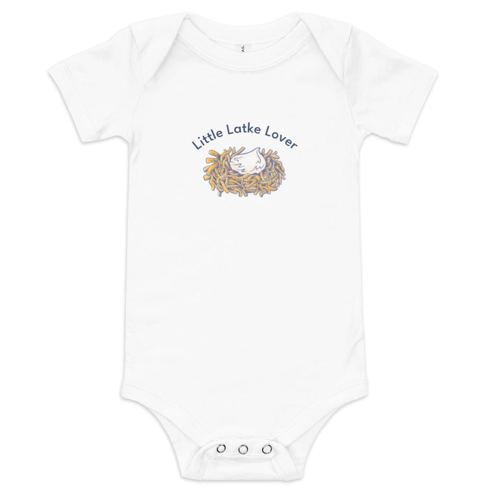 ModernTribe 3-6m Little Latke Lover Baby Onesie