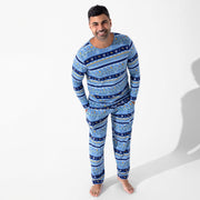 Bellabu Bear Pajamas Hanukkah Fair Isle Bamboo Men's Pajama Set by Bellabu Bear - (Sizes S - XXL)