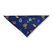 Pet Hanukkah Space Bandana by Midrash Manicures