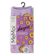 MeMoi Socks Thanks A Lox Greeting Card Socks