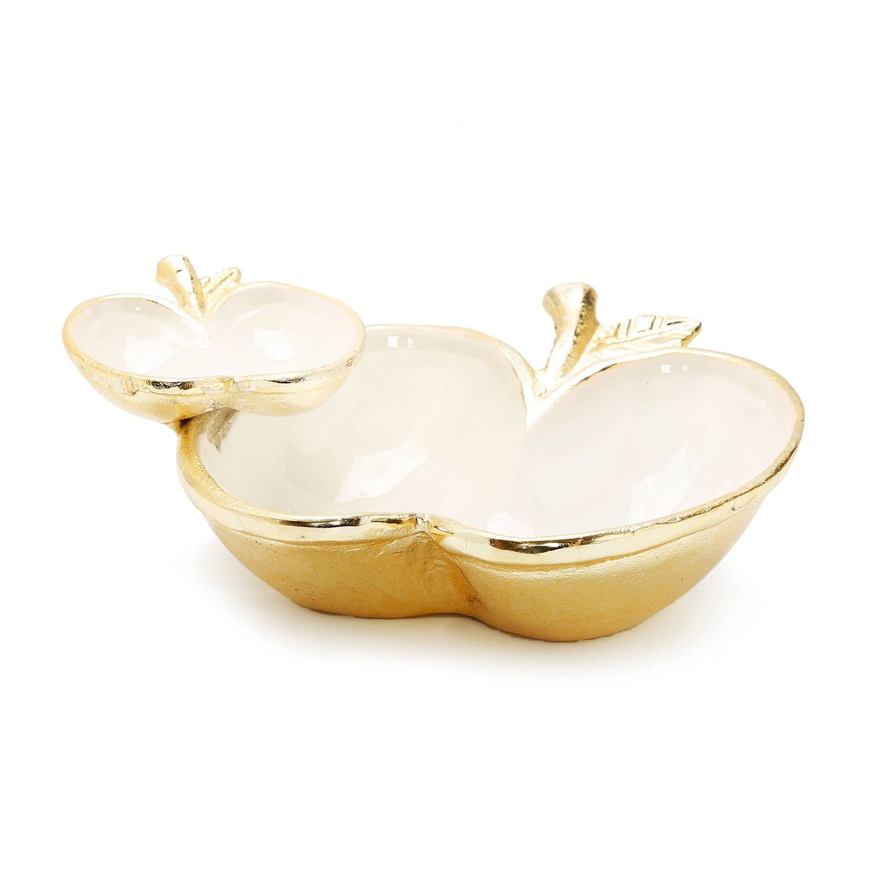 Classic Touch Decor Apple Dishes Apple and Honey Ceramic Dishes - Set of 2