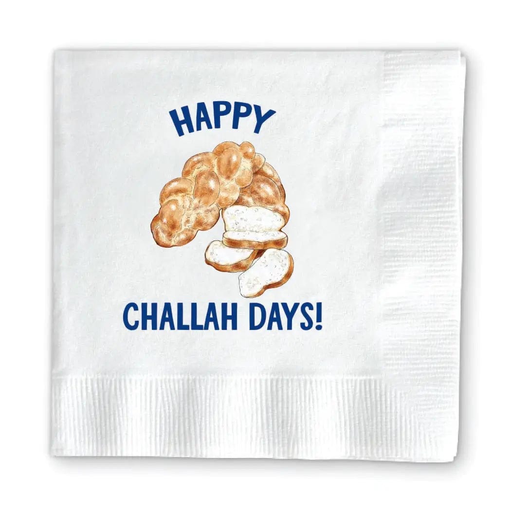 Donovan Designs Napkins Happy Challah Days Cocktail Napkins - Set of 20