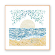 Mazel Mazel - The Beach Lovers Ketubah - ModernTribe