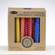 Rite Lite Hanukkah Candles Multicolored Beeswax Hanukkah Candles